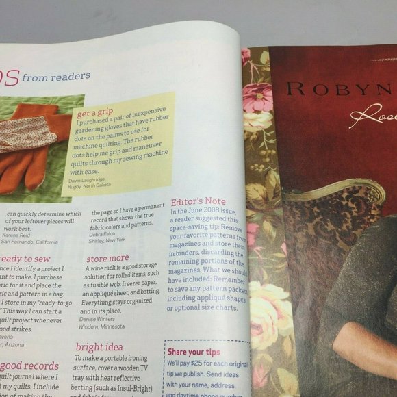 American Patchwork & Quilting Better Homes Gardens Creative June 2009 Issue 98 - Picture 3 of 9